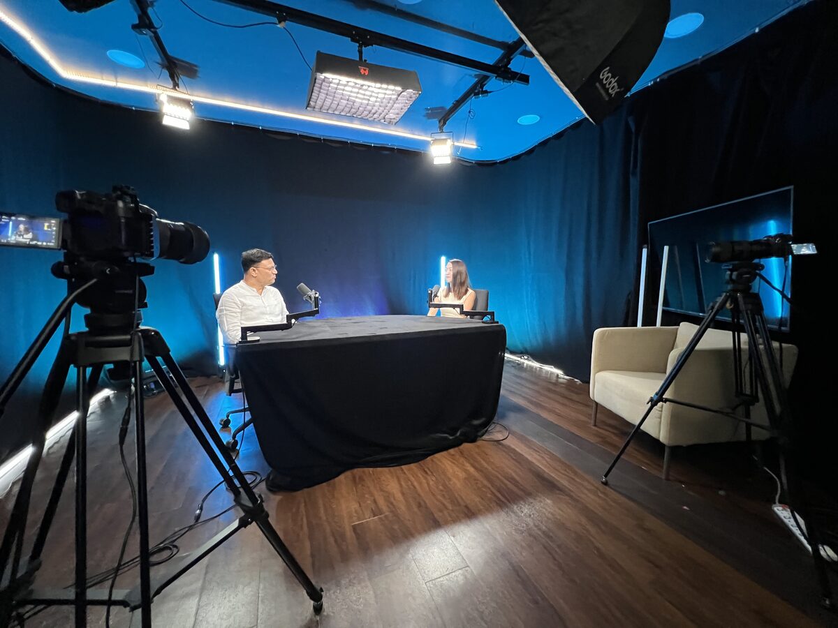 Behind the scenes of the Let's Talk Clarity podcast 5