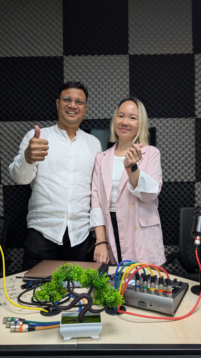 Behind the scenes of the Let's Talk Clarity podcast 7